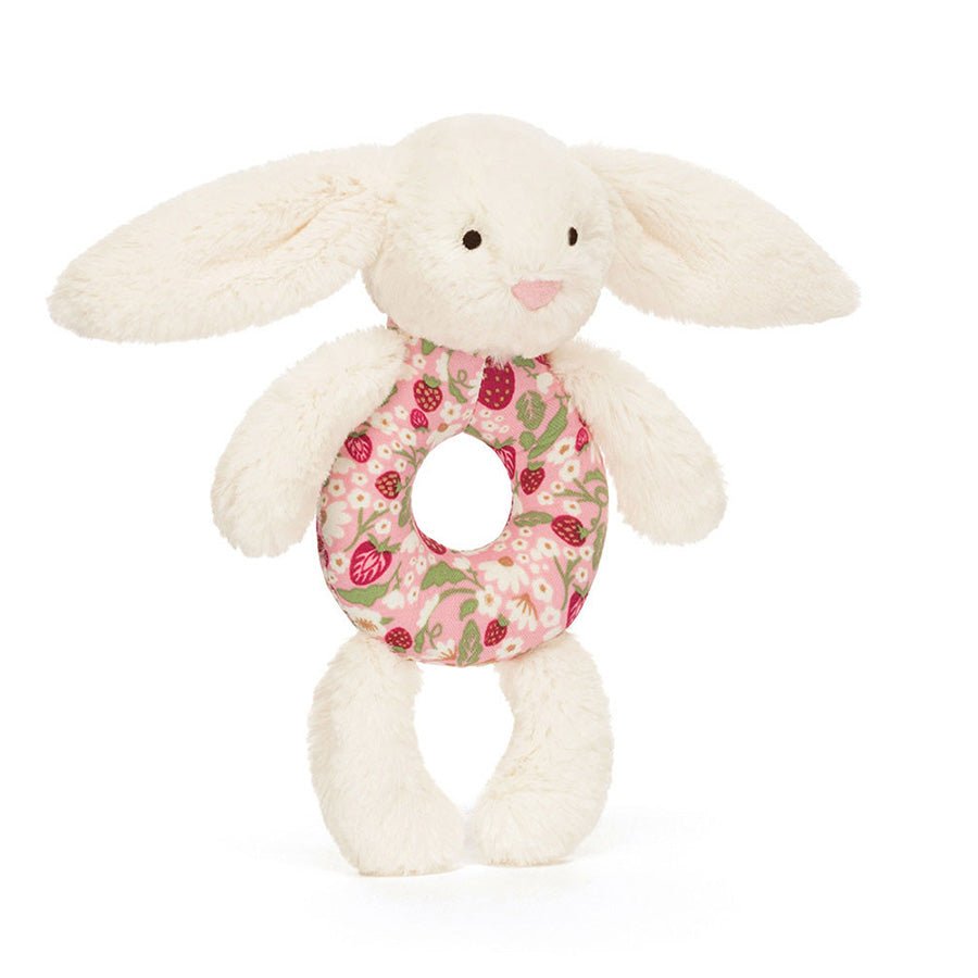 Hochet Lapin Jellycat – Blossom Cream Bunny ‘Berry’ – Photo 1