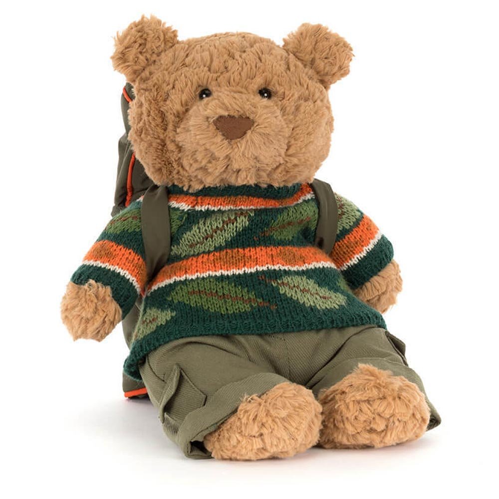 Peluche Bartholomew bear hiking outfit – Jellycat – Photo 1