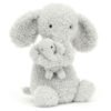 Peluche Huggles grey elephant – Jellycat – Photo 1