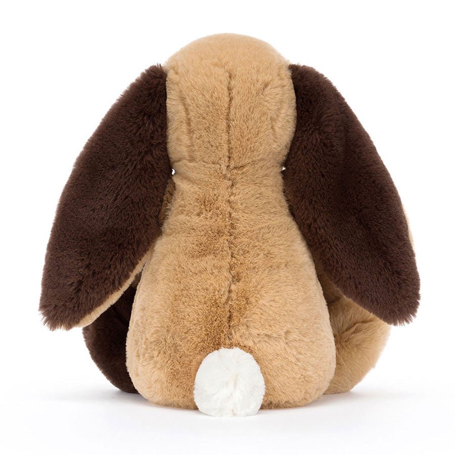 Peluche lapin Jellycat – Bashful patchwork brown – Photo 2