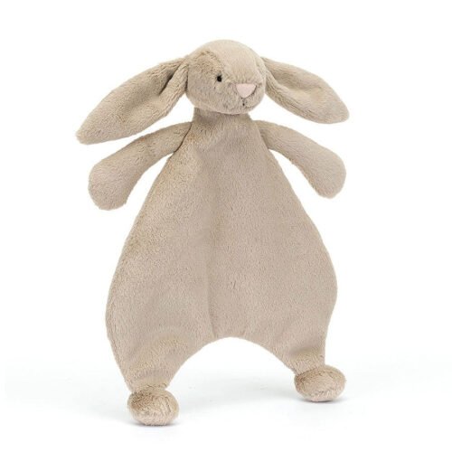 Peluche lapin beige Jellycat – Doudou plat – Photo 1