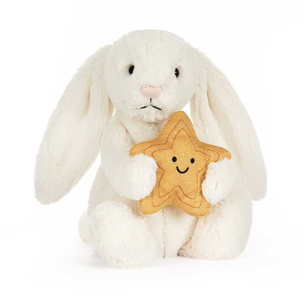 Peluche lapin crème avec étoile – Jellycat – Photo 1