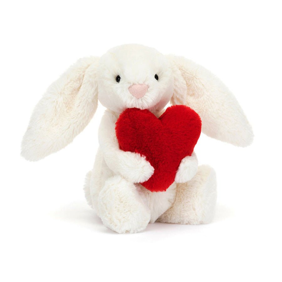 Peluche lapin blanc avec coeur – Jellycat – Photo 1