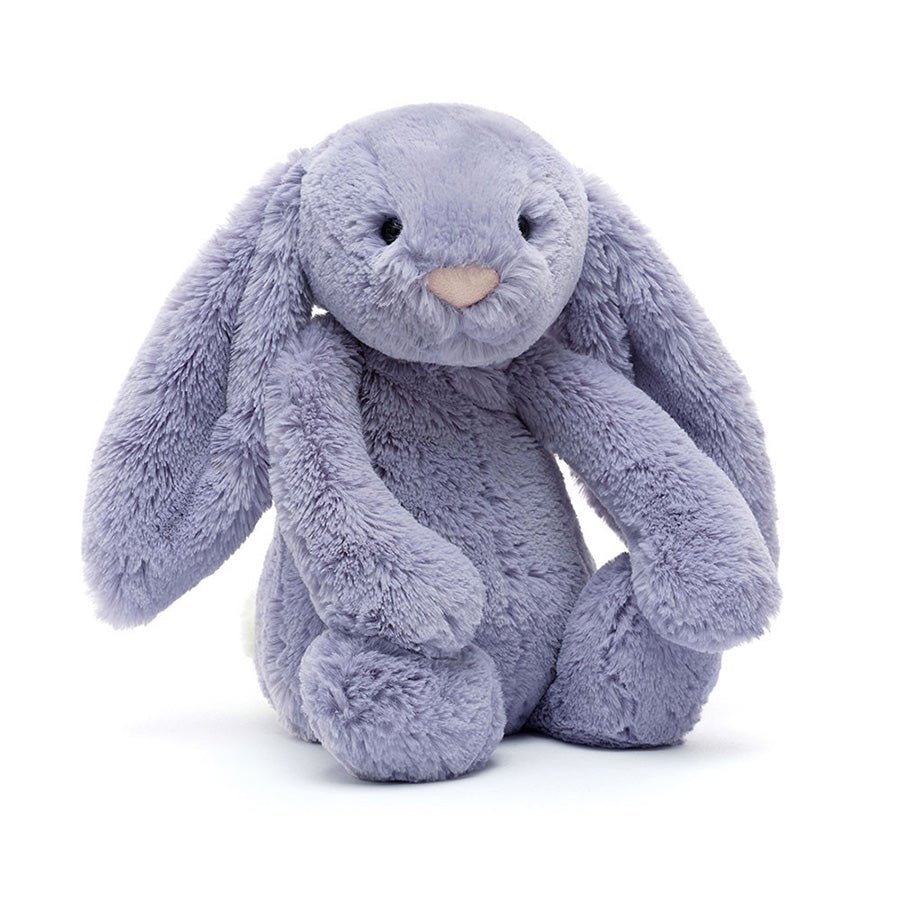 Peluche lapin Bashful viola medium – Jellycat – Photo 1
