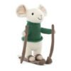 Peluche merry mouse skiing – Jellycat – Photo 1