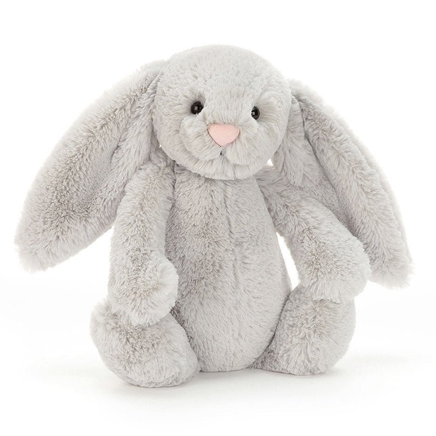 Peluche lapin Jellycat – bashful silver medium – Photo 1