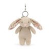 Porte-clé lapin Blossom Beige – Jellycat – Photo 1