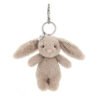Jellycat – Porte-Clé lapin bashful beige – Photo 1