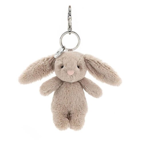 Jellycat – Porte-Clé lapin bashful beige – Photo 1
