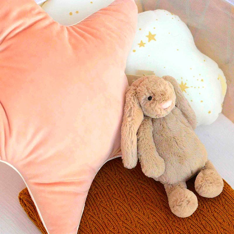 Peluche lapin beige – Jellycat – Bashful Small – Photo 2