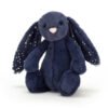 Peluche lapin Jellycat – stardust navy small