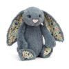 Peluche lapin dusky blue – Jellycat – Blossom medium – Photo 1