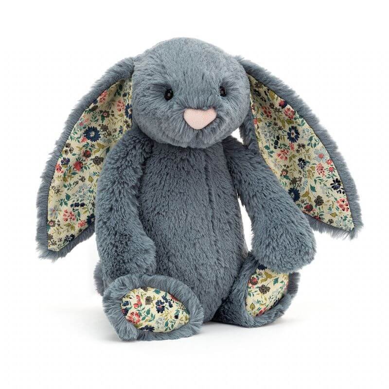 Peluche lapin dusky blue – Jellycat – Blossom medium – Photo 1