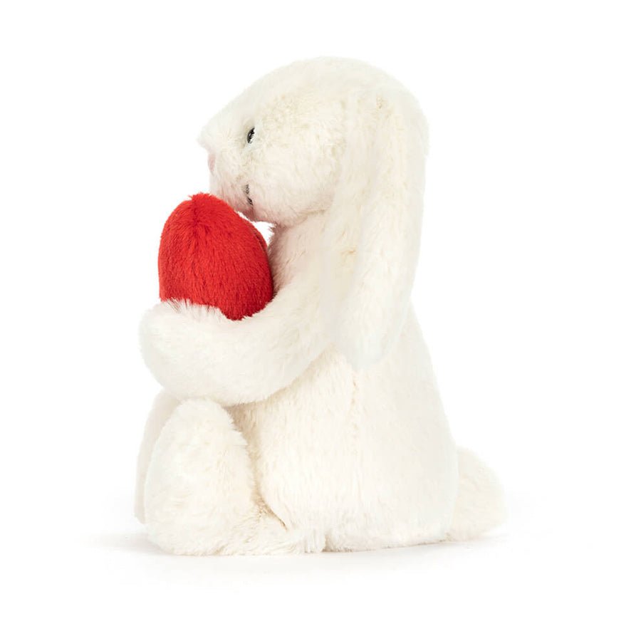 Peluche lapin avec coeur – Jellycat – Format moyen – Photo 3