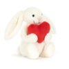 Peluche lapin avec coeur – Jellycat – Format moyen – Photo 1