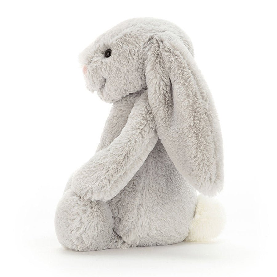 Peluche lapin Jellycat – bashful silver medium – Photo 2